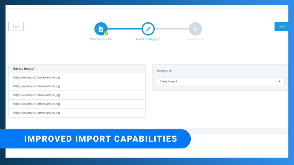 Improved Import Capabilities